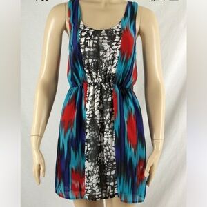 Staring at Stars Multicolor Sleeveless Dress